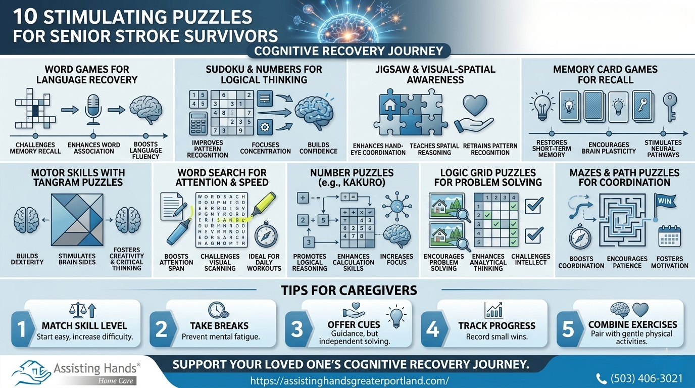 10 Stimulating Puzzles for Senior Stroke Survivors