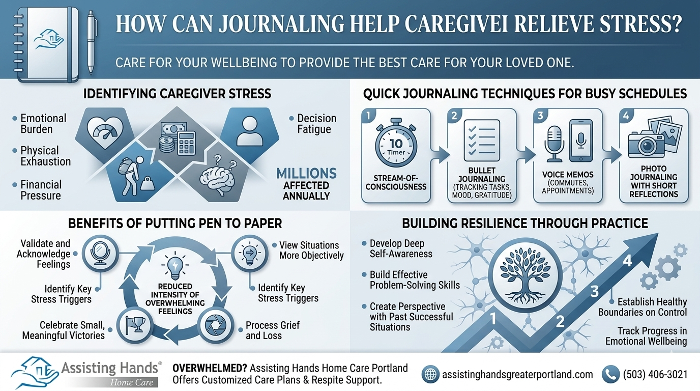 How Can Journaling Help Caregivers Relieve Stress