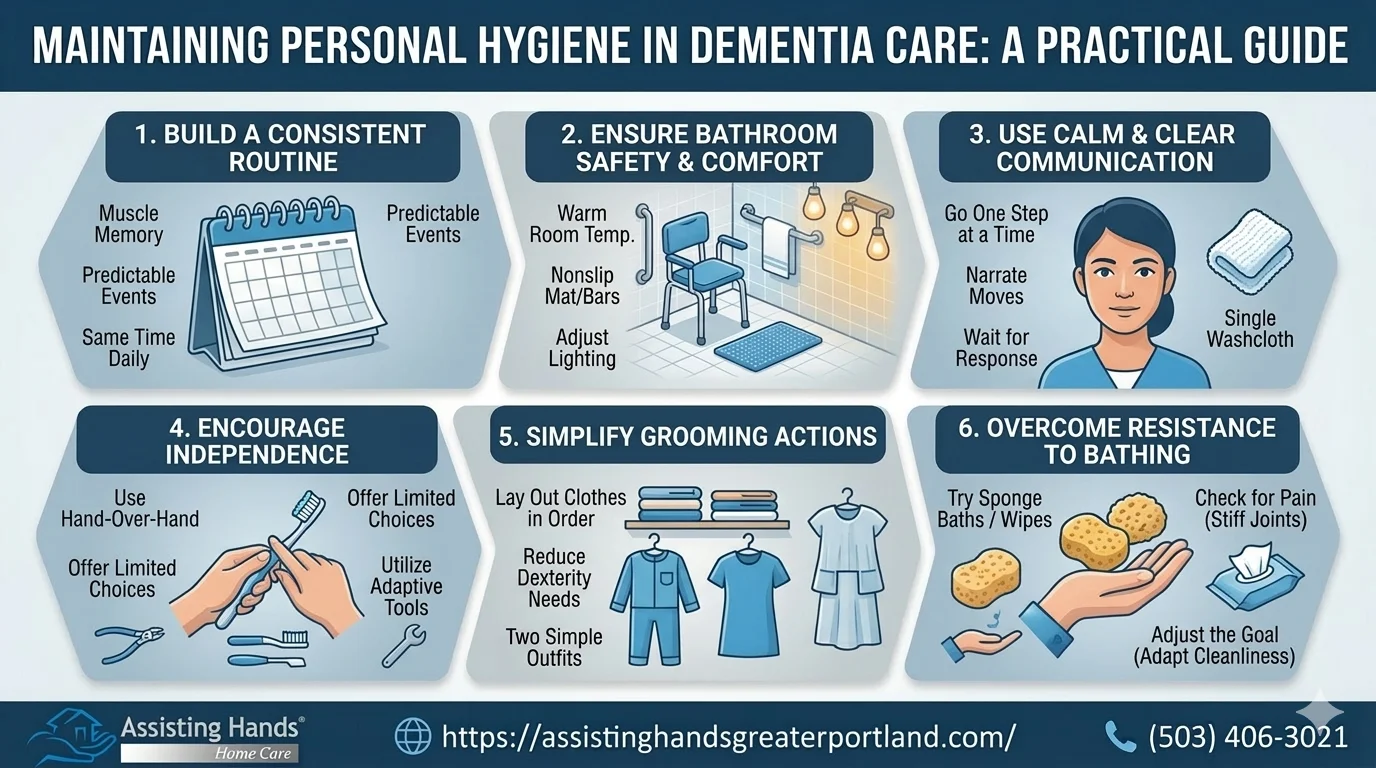 How Can You Help a Senior Receiving Dementia Care Maintain Personal Hygiene